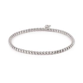 Weißgold, Armschmuck, Al Coro Stretchy Armband A352W