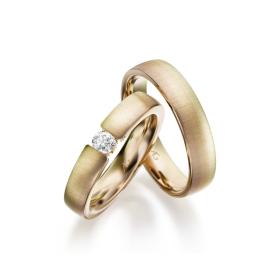 Rotgold, Ringe, August Gerstner Trauring Exclusiv-Kollektion 4/28743/4.5-28743/5