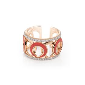 Weißgold, Ringe, Al Coro Mezzaluna Ring NR750COOWR