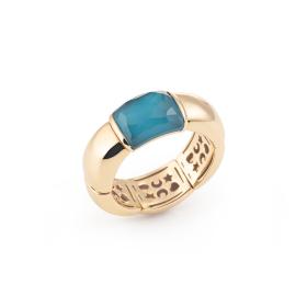 Gelbgold, Ringe, Al Coro La Piazza Ring NRF758TLBG