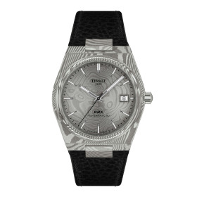         Damen- und Herrenuhr, Tissot PRX Damaszenerstahl 38mm T137.807.96.081.00