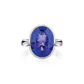 Weißgold, Ringe, Hans D. Krieger Tansanit Ring 762.7150.08.0