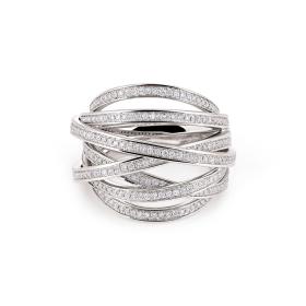 Weißgold, Ringe, Al Coro Serenata Ring NR952W