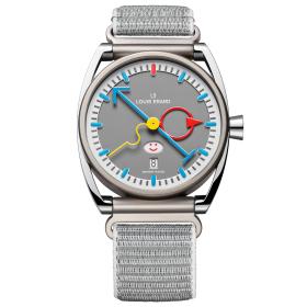 Unisex, Louis Erard Louis Erard x Alain Silberstein Smile-Day Grey 75357TT03.BTT83