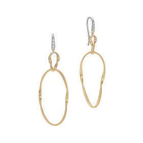 Weißgold, Ohrringe, Marco Bicego Marrakech Onde Ohrringe OG369-A B YW