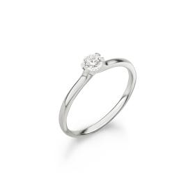Weißgold, Ringe, Max Kemper Solitärring 53039