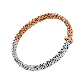 Roségold &amp;amp; Weißgold, Armschmuck, FOPE Vendôme Flex'it Armband, Ref: 01M02B2_BB_1_XRX_0XS