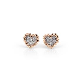 Roségold, Ohrringe, Al Coro Palladio Ohrstecker E2169R