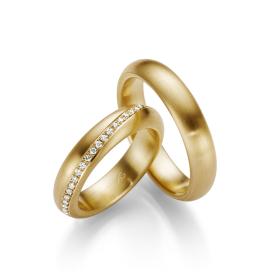 Gold, Ringe, August Gerstner Trauring 28520/5-4/28520/5