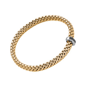 Gelbgold, Armschmuck, FOPE Vendôme Flex'it Armband, Ref: 58402BX_BN_G_XBX_0XS