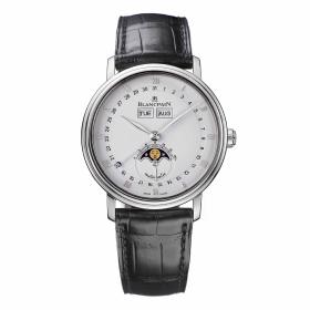 Herrenuhr, Blancpain Villeret Quantième Complet 6263 1127 55A