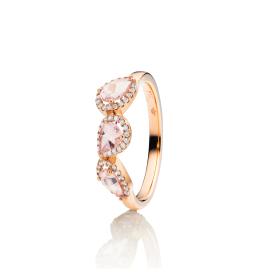 Roségold, Ringe, Capolavoro Ring Jennifer x Espressivo RI9MOG02729-M