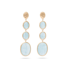 Gelbgold, Ohrringe, Marco Bicego Siviglia Anhänger-Ohrringe OB1477 AQ01 Y