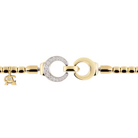 Gelbgold, Armschmuck, Al Coro Mezzaluna Attrae Armband, Ref: BA24G18_BA15WY_BA18Y_BA10WY_ACY