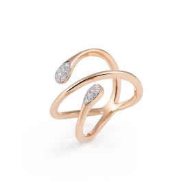 Roségold, Ringe, Al Coro Goccia Ring R7558R