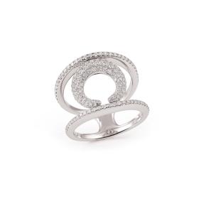 Weißgold, Ringe, Al Coro Mezzaluna Ring NR8369WW
