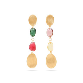         Gelbgold, Ohrringe, Marco Bicego Lunaria Color Ohrhänger OB1899 TM01 Y