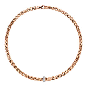         Roségold, Halsschmuck, FOPE Eka Flex'it Collier 70705CX_PB_R_XBX_043
