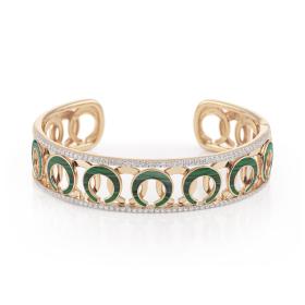 Roségold, Armschmuck, Al Coro Mezzaluna Armreif NB1505MAWR