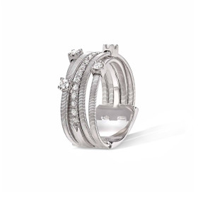 Weißgold, Ringe, Marco Bicego Goa Ring, Ref: AG270 B2 W