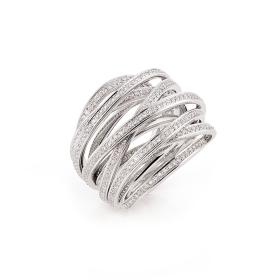 Weißgold, Ringe, Al Coro Serenata Ring NR950W