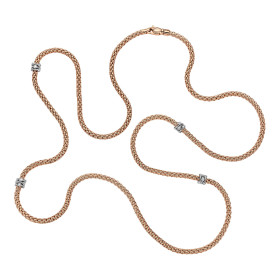         Roségold, Halsschmuck, FOPE Prima Collier 74108C4_BB_R_BBB_080