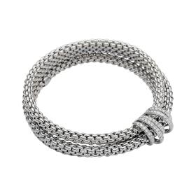Weißgold, Armschmuck, FOPE Solo Flex'it Armband 65106BX_PB_B_XBX_0XS