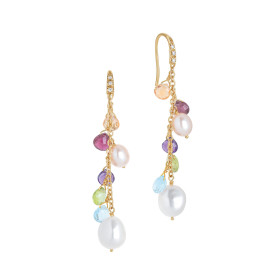 Gelbgold, Ohrringe, Marco Bicego Paradise Pearls Ohrhänger OB1777-AB MIX114 Y