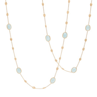 Gelbgold, Halsschmuck, Marco Bicego Siviglia Halskette, Ref: CB2654_AQ01_Y_02