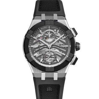 Herrenuhr, Maurice Lacroix Aikon Automatic Chronograph Skeleton, Ref: AC8018-SSL20-030-2