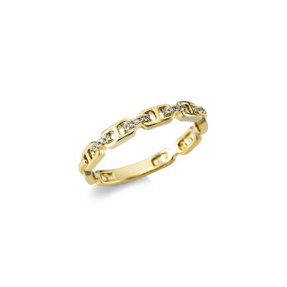 Gelbgold, Ringe, Becker Young Fashion Kollektion Brillantring, Ref: 1AD21G452-2