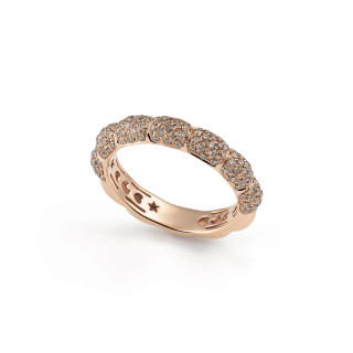 Roségold, Ringe, Al Coro La Piazza Ring, Ref: NR559BDR