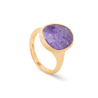 Gelbgold, Ringe, Marco Bicego Lunaria Color Ring, Ref: AB658_CIA01_Y_02_55