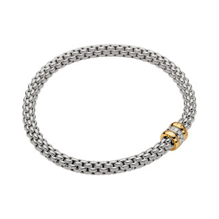 Weißgold, Armschmuck, FOPE Solo Flex'it Armband, Ref: 62106BX_BB_B_GBG_00M