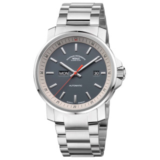Damen- und Herrenuhr, Mühle Glashütte 29er Tag/Datum, Ref: M1-25-34-MB