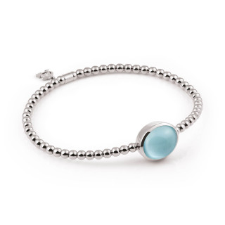 Weißgold, Armschmuck, Al Coro Stretchy Armband, Ref: A981TW