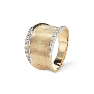 Gelbgold, Ringe, Marco Bicego Lunaria Ring, Ref: AB550_B_YW_Q6_58