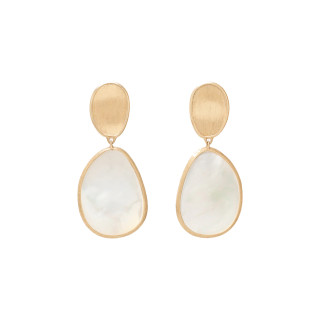 Gelbgold, Ohrringe, Marco Bicego Lunaria Color Ohrhänger, Ref: OB1403_MPW_Y_02