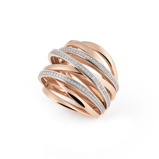 Roségold, Ringe, Al Coro Serenata Ring, Ref: NR951R