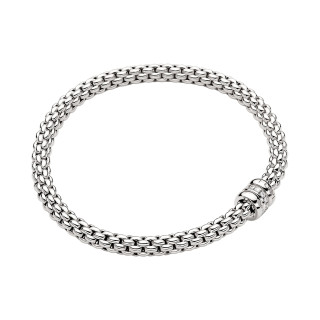 Weißgold, Armschmuck, FOPE Solo Flex'it Armband, Ref: 62106BX_BB_B_BBB_00L