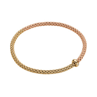 Gelbgold &amp;amp; Roségold, Armschmuck, FOPE Eka Flex'it Armband, Ref: 01M01B2_BB_3_XGX_00L