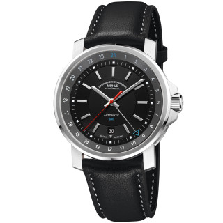 Damen- und Herrenuhr, Mühle Glashütte 29er Big GMT, Ref: M1-25-93-LB
