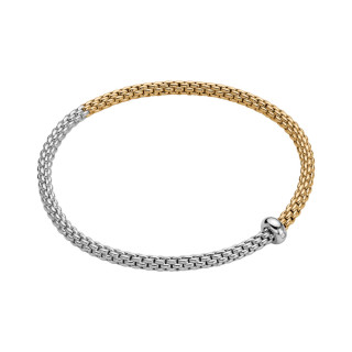 Gelbgold &amp;amp; Weißgold, Armschmuck, FOPE Eka Flex'it Armband, Ref: 01M01B2_BB_2_XBX_00M