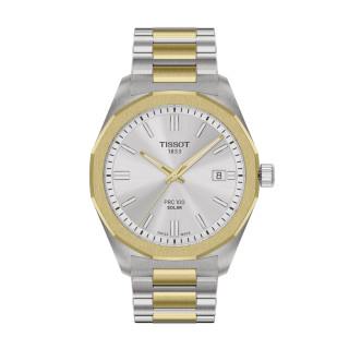 Damen- und Herrenuhr, Tissot PRC 100 Solar 39mm, Ref: T151.422.22.031.00