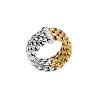 Gelbgold &amp;amp; Weißgold, Ringe, FOPE Essentials Flex'it Ring, Ref: 07E04AX_XX_2_XBX_0XS
