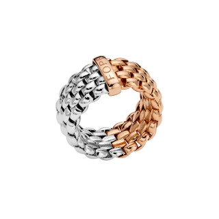 Roségold &amp;amp; Weißgold, Ringe, FOPE Essentials Flex'it Ring, Ref: 07E04AX_XX_1_XRX_0XL
