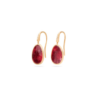 Gelbgold, Ohrringe, Marco Bicego Lunaria Color Ohrringe, Ref: OB1341-AB_TUL01_Y_02