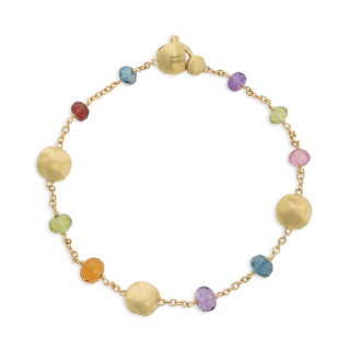 Gelbgold, Armschmuck, Marco Bicego Africa Gemstone Armband, Ref: BB2251_MIX02_Y_02