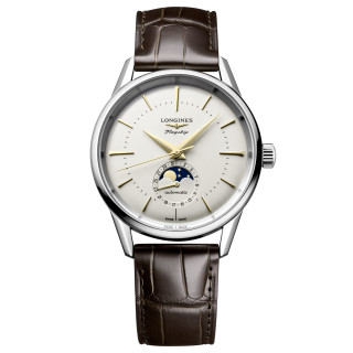 Herrenuhr, Longines FLAGSHIP HERITAGE MOONPHASE, Ref: L4.815.4.78.2