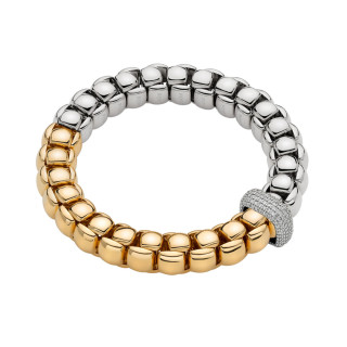 Gelbgold &amp;amp; Weißgold, Armschmuck, FOPE Luna Armband, Ref: 52107B2_PB_2_XBX_0XS